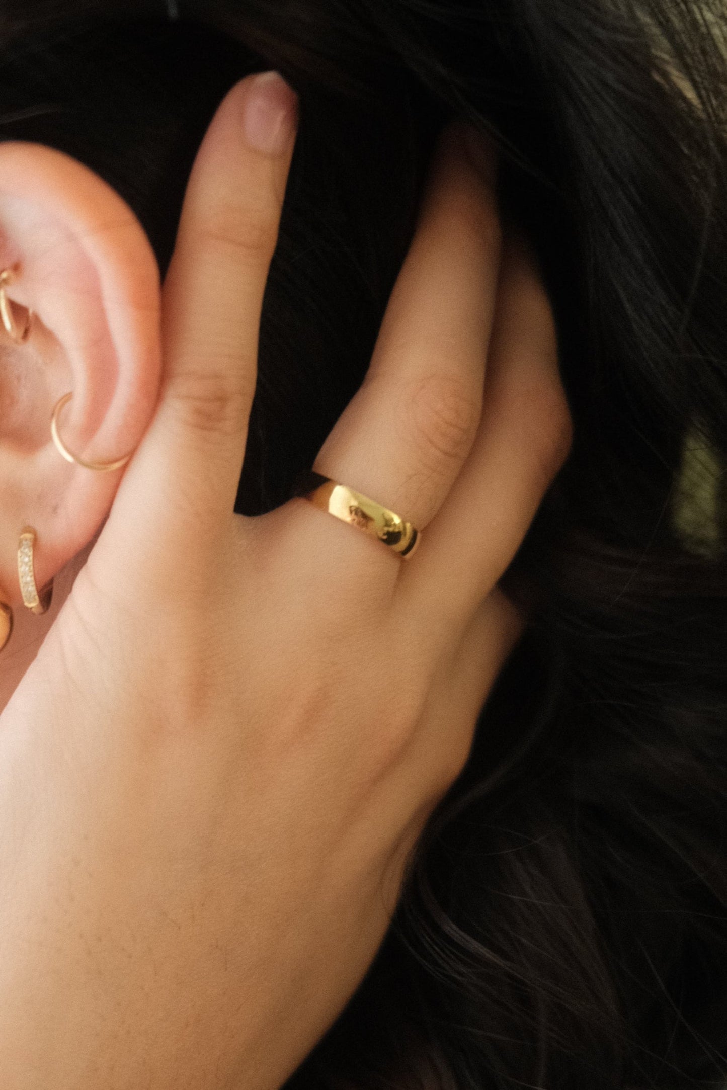 Classic Gold Ring Band 4mm