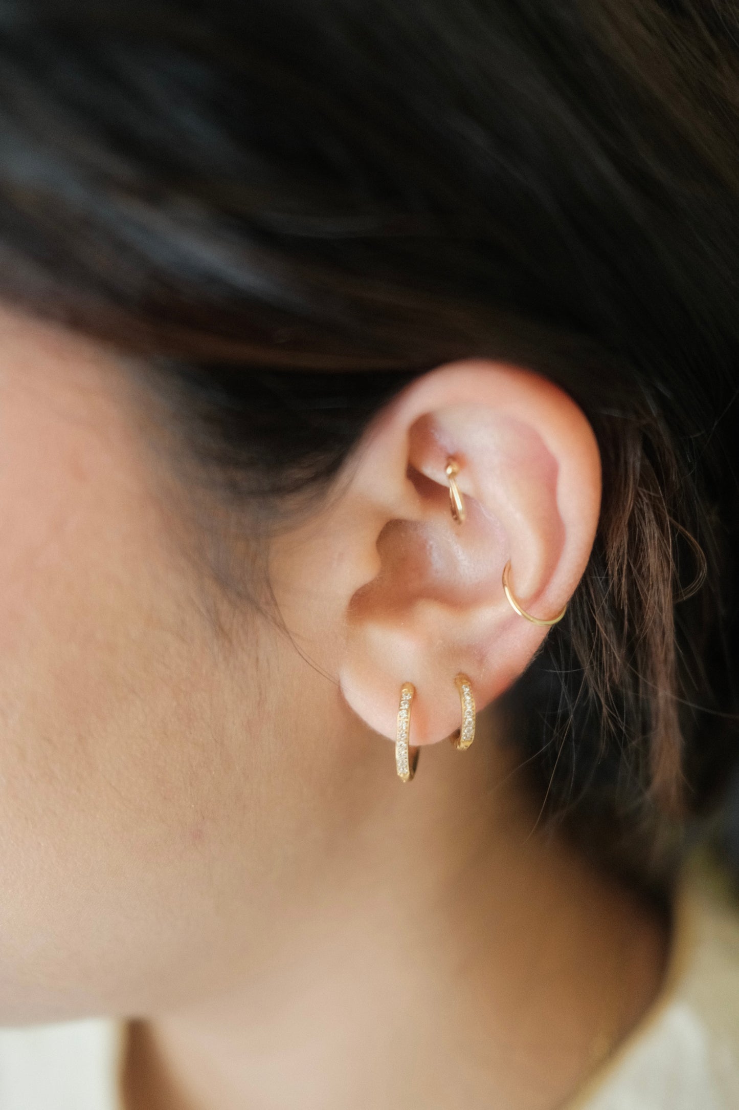 Luna Gold Hoops