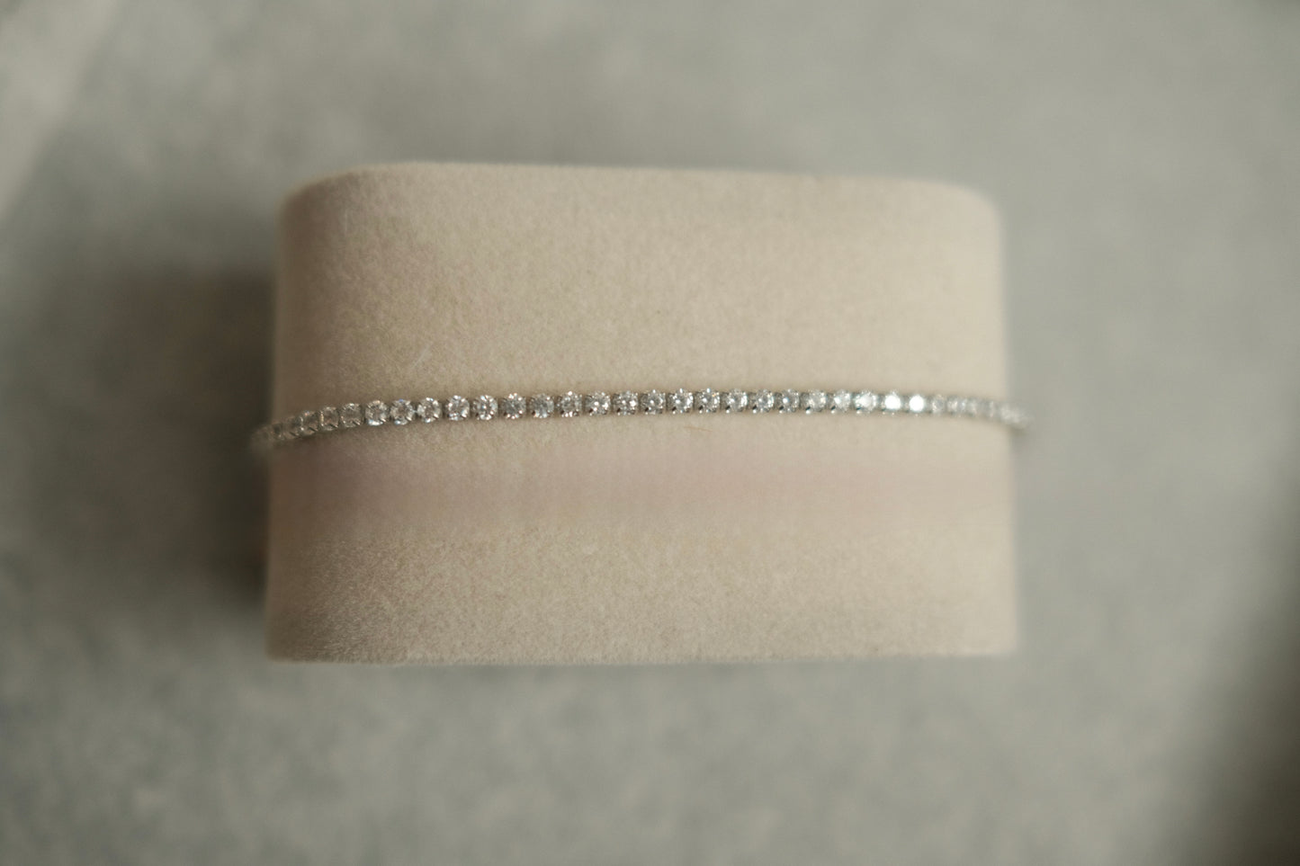 Classic Tennis Silver Bracelet