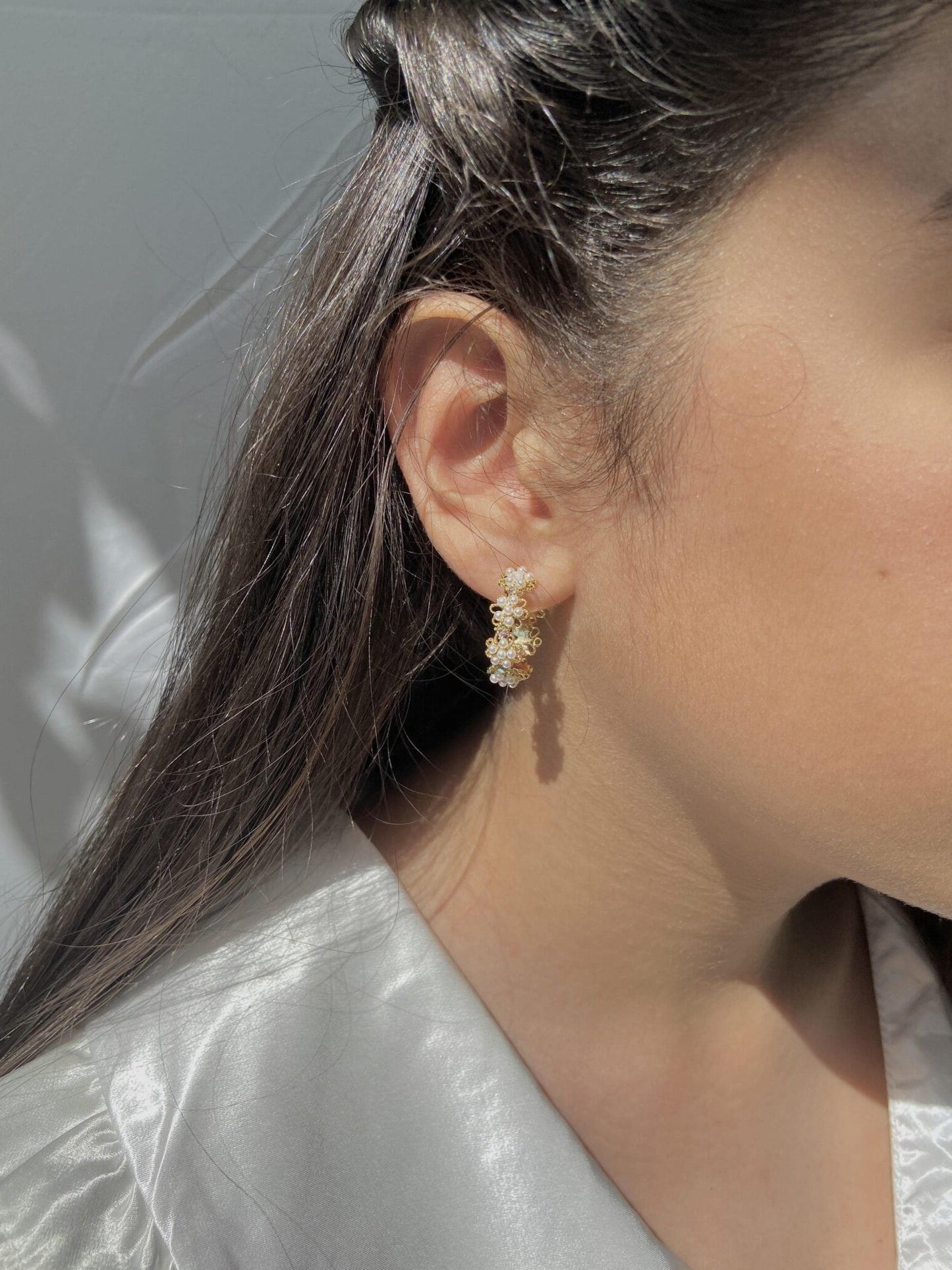 Daisy Garland Hoops