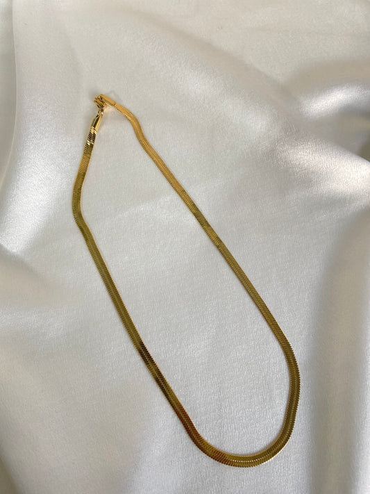 Herringbone Gold Chain