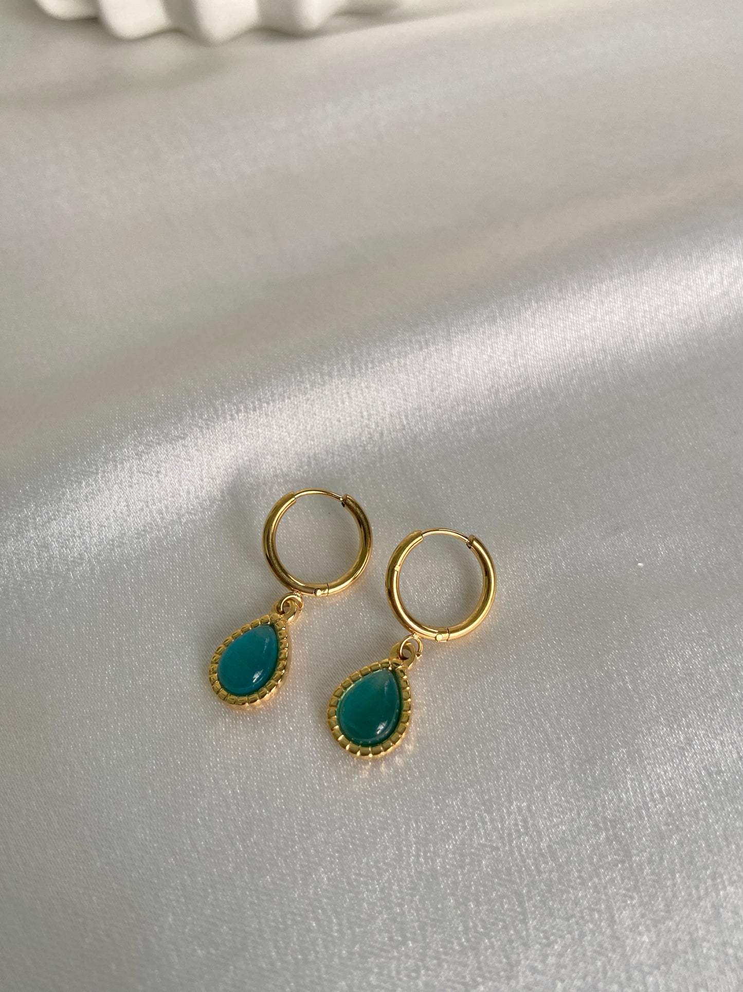 Drop Gold Hoops