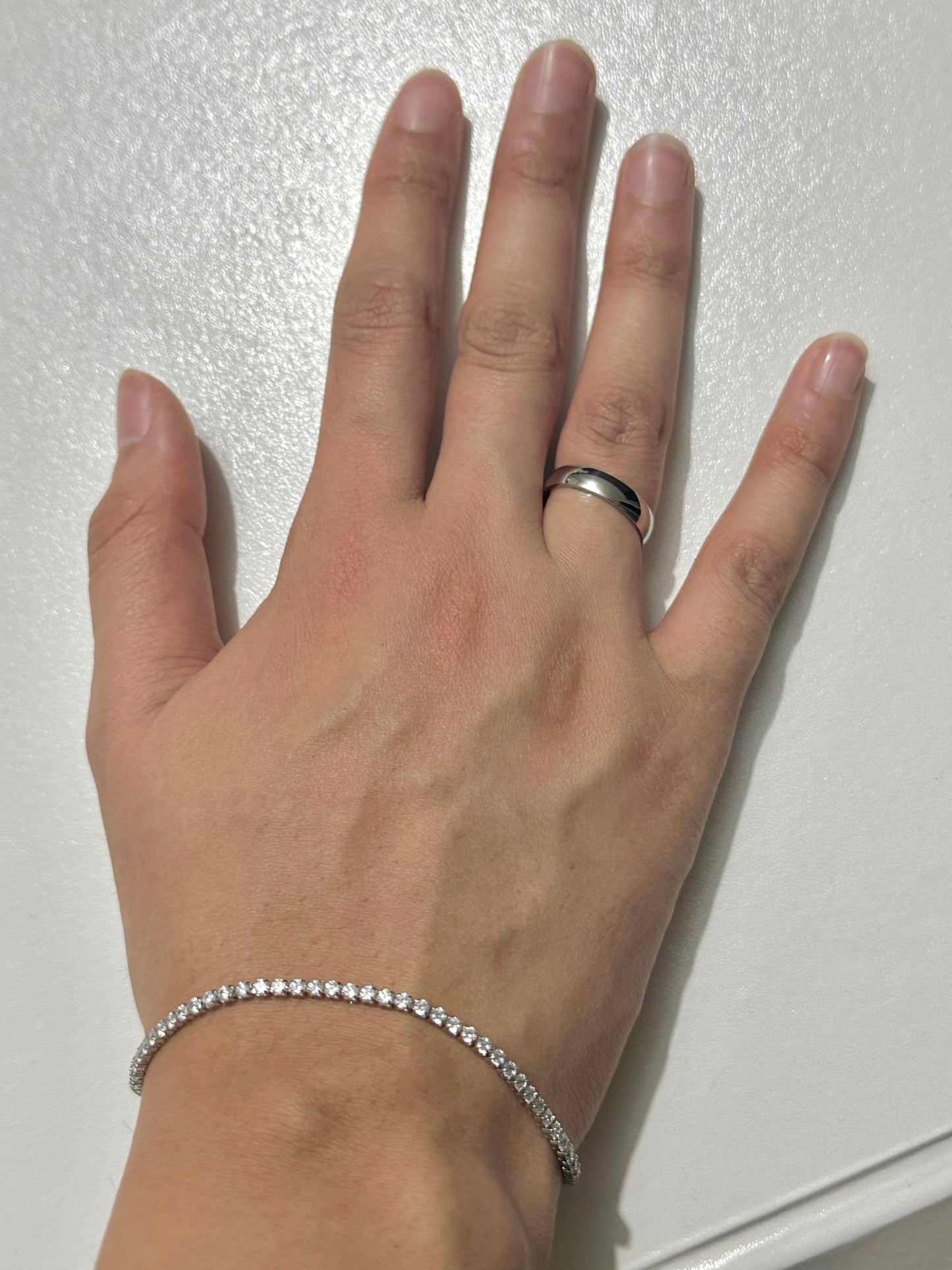 Classic Silver Ring Band 4mm