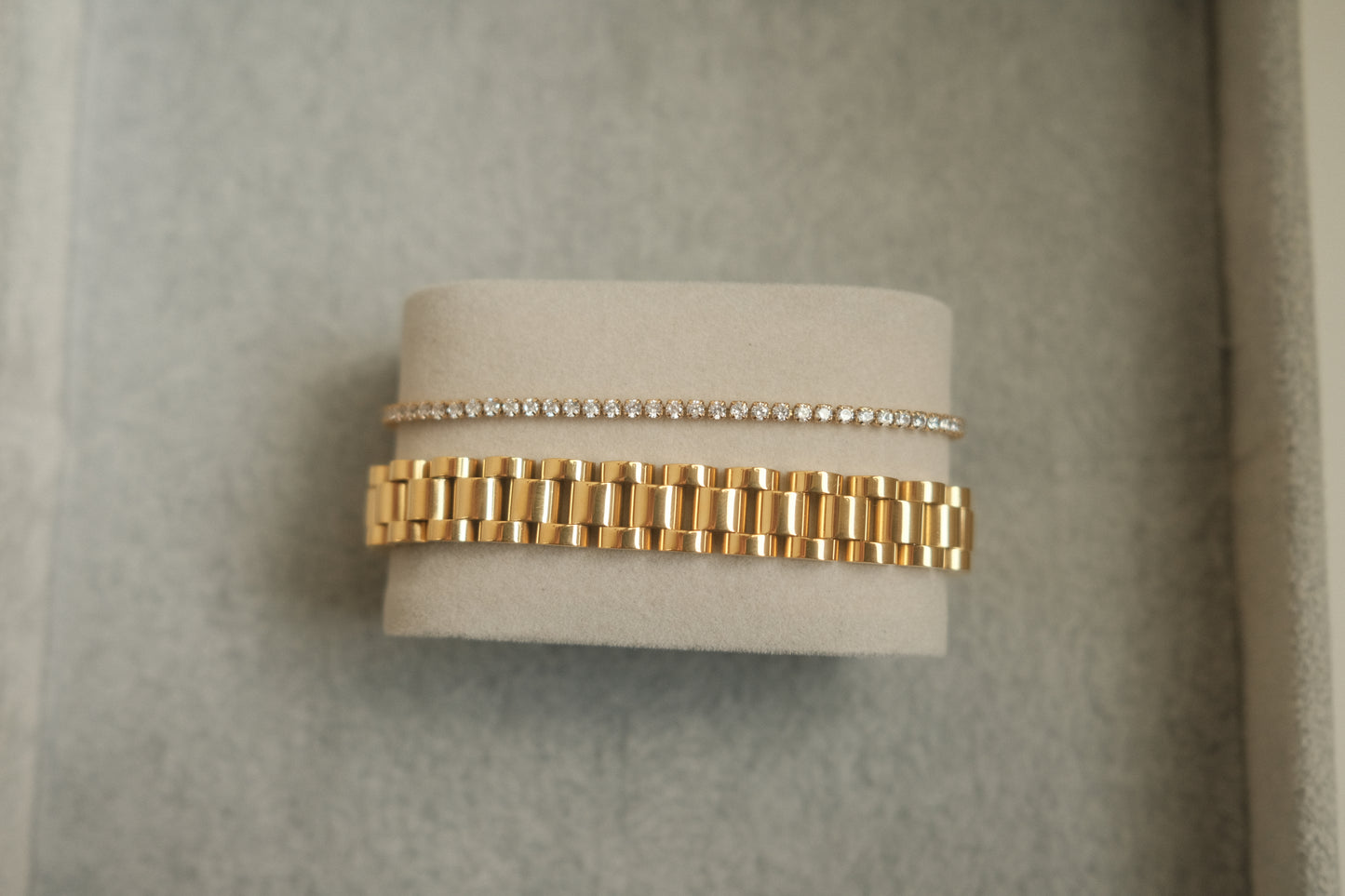 Classic Gold Watch Chain Band