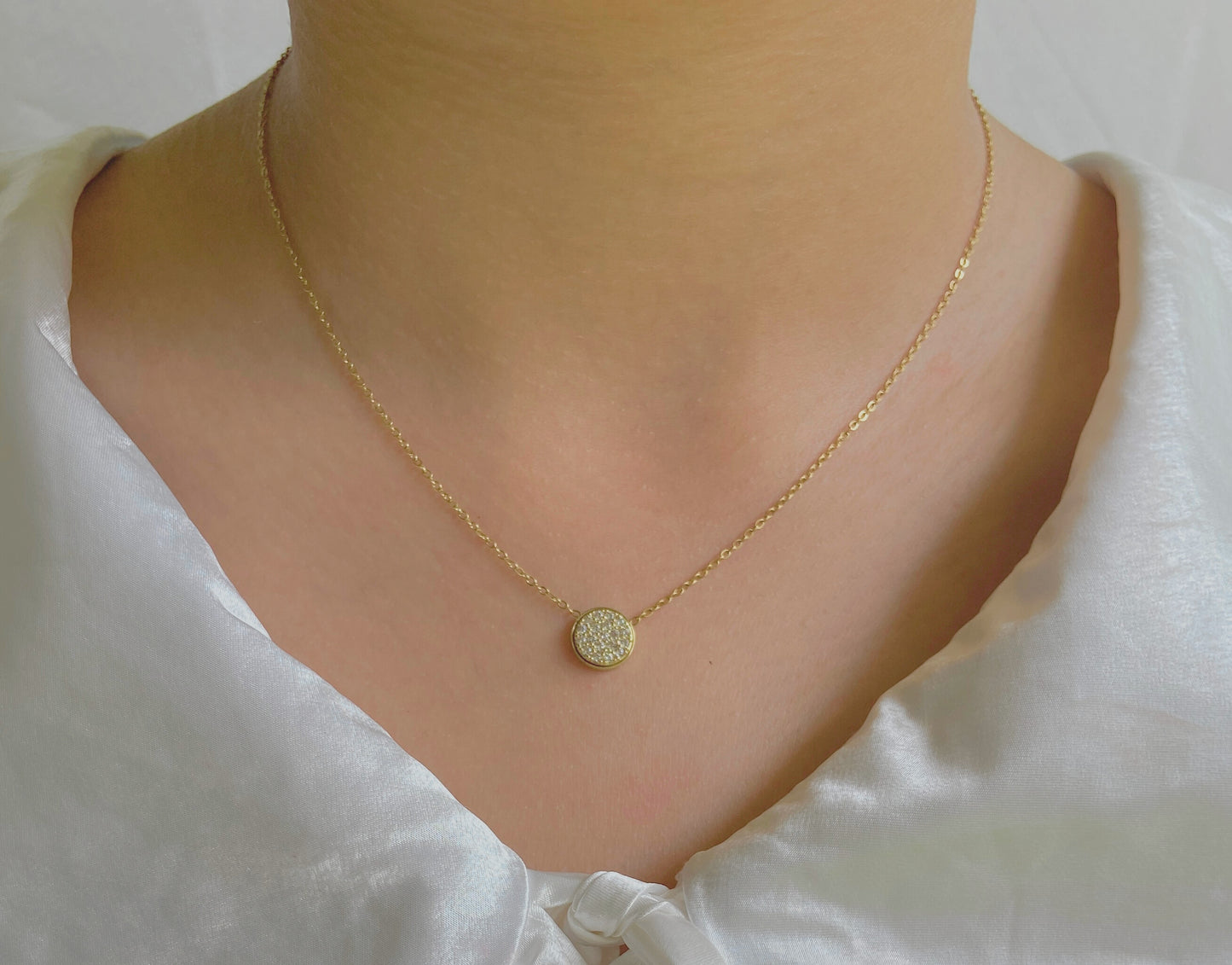 Celestia - Dainty Gold Necklace